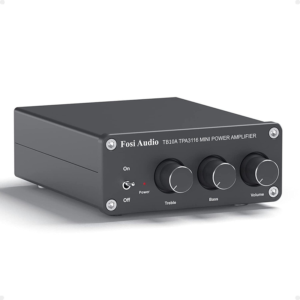 Fosi Audio TB10A 2 Channel Stereo Audio Receiver Amplifier Mini Hi-Fi Home Amp