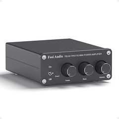 Fosi Audio TB10A 2 Channel Stereo Audio Receiver Amplifier Mini Hi-Fi Home Amp