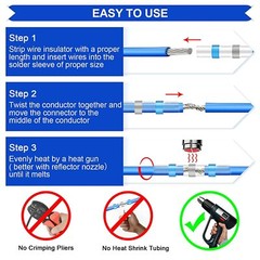 340/50Pcs Solderstick Waterproof Solder Wire Connector Kit Original Top Quality