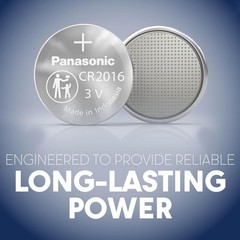 Super Fresh 2 x PANASONIC CR 2016 CR2016 LITHIUM COIN CELL EXP 2033