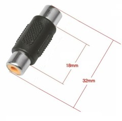 5 PCS AV RCA Audio Video Female to Female Jack Coupler Adapter Connector