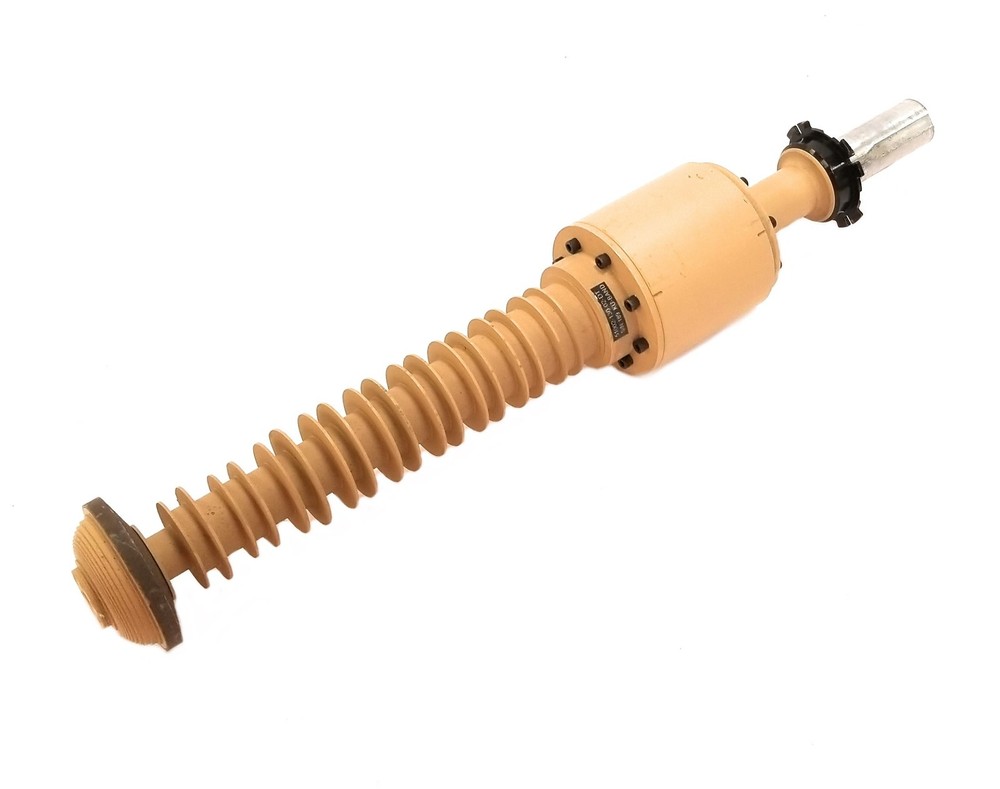 Tampa Microwave TM130 Ku-Band Feedhorn 13.75-14.5GHz Satellite Uplink Tan
