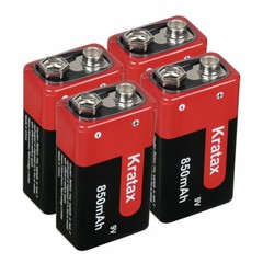 850mAh 9v rechargeable battery li-ion 9 Volt Lithium Batteries 6f22 9v block LOT