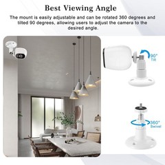 4 Pack Adjustable Security Wall Mount for Arlo or Pro Camera Indoor Outdoor Cam