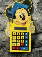 Radio Shack 23-582 Mickey Mouse Calculator Hong Kong Vintage Nostalgia USED