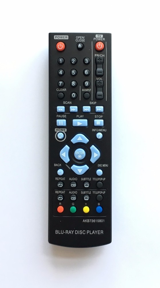 NEW USBRMT Remote AKB73615801 For LG DVD Blu-ray Player BP320 BP320N BP325W