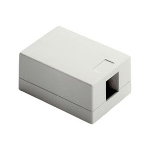 LEGRAND WP3501LA / WP3501 SURFACE MOUNT BOX 1-PORT, LIGHT IVORY