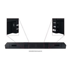 Samsung 5.1 Ch Sound Bar w/ Subwoofer Q-Symphony & Dolby ATMOS – HW-Q65C/ZA