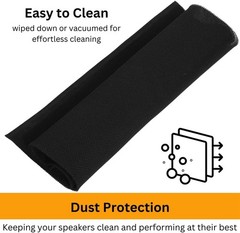 SAVUK Speaker Grill Cloth Fabric 3D Mesh Acoustic Box Cover Breathable Repair Ca