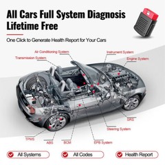 2025 MUCAR BT200 Pro All System Diagnostic Tool OBD2 Scanner For Car 15 Resets