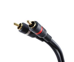 CablesOnline 4ft Right Angle 3.5mm Stereo Plug to L/R 2-RCA Male Audio Cable