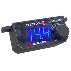 Stetsom Universal Bass, with Voltmeter & High to Low Converter & Switch ON / OFF
