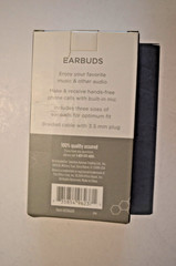 ATIVA Earbuds Braided Cable with 3.5 Plug Lot of 2 New