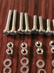 Aluminum Headshell Mounting Screws 36 Piece Set