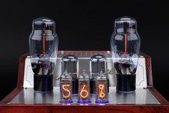Tube Audio Amplifier 2x5W 6N13S + 6N9S IN-14 Nixie Display – Melpomene VAT913