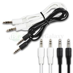 1-100 Lot 3.5mm AUX AUXILIARY CORD Male to Male Stereo Audio Cable iPod MP3 CAR