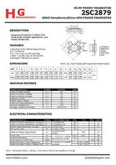 HG(HuaGao) 6PCS 2SC2879(4P C2879 MQ+2P C2879 MP) build by China HG semiconductor