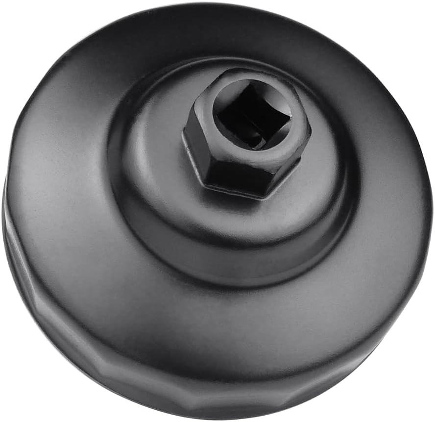 15 Flute Oil Filter Wrench Fit for Oil Filters, Steel Oil Filter Socket Removal