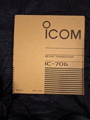 MARS MOD ICOM IC-706 HF/VHF Transceiver 100W Only power-on has been confirmed