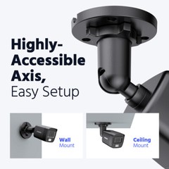 ANNKE 1080P 4IN1 TVI Security Camera CCTV Audio Recording Outdoor Color Night