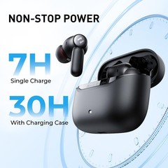 Bluetooth 6.0 Noise Cancelling Earbuds with 30+ Hours Playtime & Spatial Audio