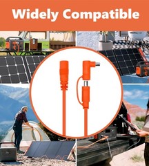 20FT Cable for Power Station EB3A/EB70/EB70S,GRECELL 288Wh Solar Generator 300W