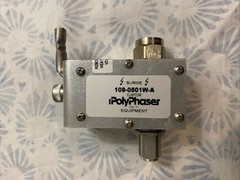 PolyPhaser 109-0501 W-A 700MHz to 1000 N M/F Bulkhead Coaxial RF Surge Protectr