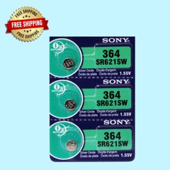 Sony 364 SR621SW Watch Battery (Exp 10/2030 ) 3Pc
