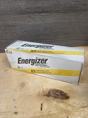 Energizer EN93 Industrial Alkaline Batteries, C , 12 Batteries/Box Exp 12/2033
