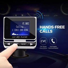 Car Bluetooth FM Radio Transmitter Part Cigarette Lighter Radio Music Adapter