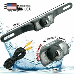 4x HD Wide Angle License Plate Rear View Waterproof Backup Camera Night Vision