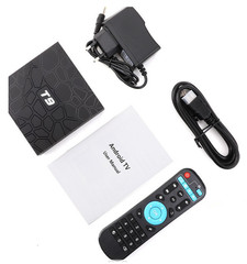 T9 Smart TV Box Android 9.0 RK3318 4GB 64GB Quad Core 4K UHD WiFi Media Player