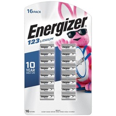 Energizer 123 Lithium Photo Batteries- 16 Pack
