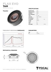 Focal PS165FE 6.5″ FLAX EVO Series (16.5cm) 2-Way Componet Speaker Set 140W