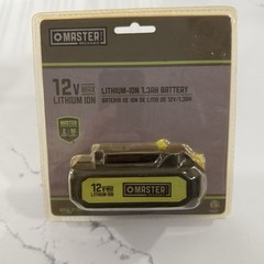 Master Mechanic 212614 Lithium-Ion 1.3Ah Battery, 12V