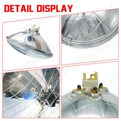 5-3/4″ 5.75″ Halogen Headlights HI/LO Beam FOR Pontiac GTO Grand Prix 4PCS