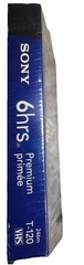 Sony T120 Premium Grade 6 Hr VHS Video Tape—NEW & SEALED—SHIPS IN 24 HOURS—