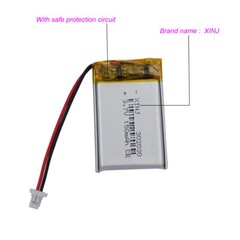 2pcs 3.7V 150mAh 0.555Wh Lipo Li Battery 302030 JST 2pin 1.0mm For DashCam GPS