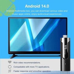 M98-Y9 Android 14 TV Stick 4GB+32GB 4K HDR WiFi6 BT5.0 Streaming Media Player