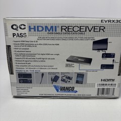 Vanco Evolution HDMI Receiver Over Single Cat5E/CAT6 Cable (EVRX3001) Brand New