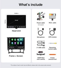 For GMC Sierra Silverado2014-2018 Replacement Radio Car Stereo Android GPS Navi
