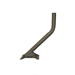 Lot of 4 Slimline Foot Mast Pole 2 inches OD Ka/Ku Mount Roof Wall DirecTV