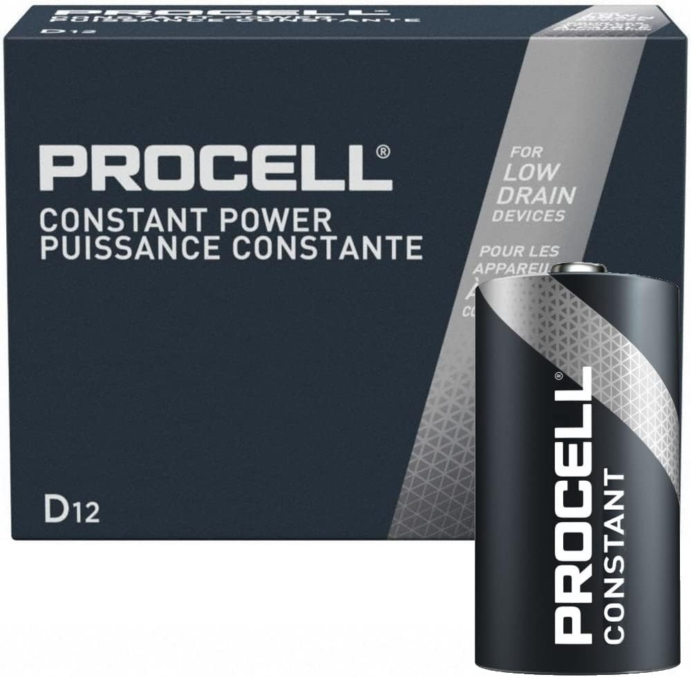D Battery Procell PC1300 Professional Batteries by | Case of 72 | QTY 6 X 12 Pa