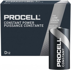 D Battery Procell PC1300 Professional Batteries by | Case of 72 | QTY 6 X 12 Pa