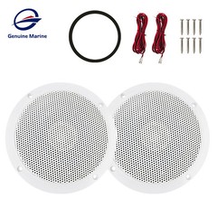 2×5.25″ Marine Boat Car RV Golf Cart Speakers Waterproof Ceiling/In Wall Speaker