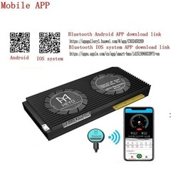 US 13S 48V BMS 60A Li-ion Battery Protection Board Balancer+Smart Bluetooth UART