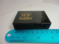 4K HDMI 3 Ports to 1 Switch Hub Full HD Ultra HD DVD HDTV Xbox PS3 PS4 Computer