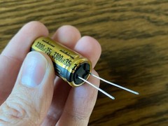 2 New Replacement Main Capacitors Marantz Sansui Nichicon 3300 uf 35v 16mm