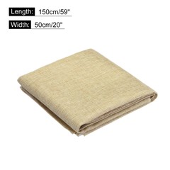 Pale Yellow Speaker Mesh Grill Stereo Fabric Dustproof 50cm x 150cm 20″ x 59″