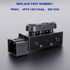 6-Way Driver Side Power Seat Adjustment Switch Replacement for 2005-2016 SUV and